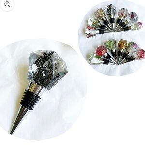 🌺Handmade | Resin Floral Wine Stopper | Unique